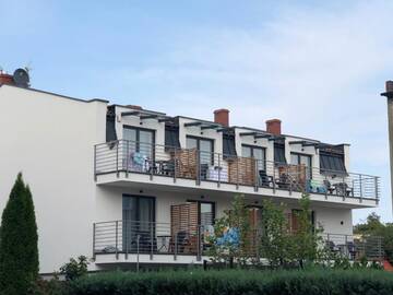 Фото номера Двухместный номер &quot;Комфорт&quot; с 1 кроватью и балконом Виллы Villa Nautica г. Леба 5