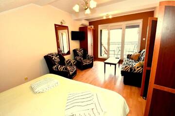 Фото номера Апартаменты с балконом Проживание в семье Holiday Łeba г. Леба 3