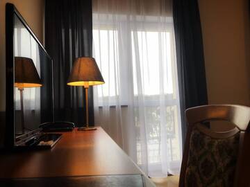 Фото номера Двухместный номер с 1 кроватью Отель Hotel Gołąbek г. Леба 3