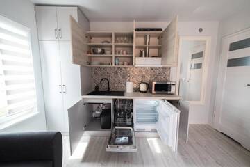 Фото номера Коттедж с 1 спальней Лоджи Domki - Bursztynova 13 г. Леба 24