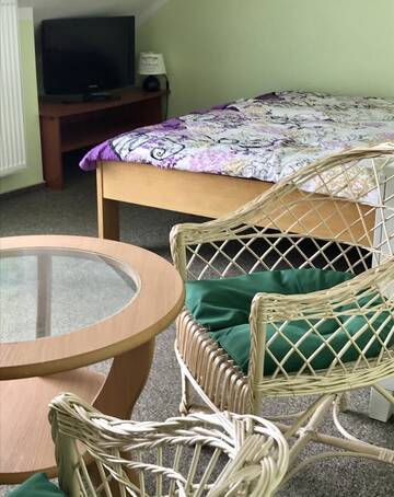Фото номера Двухместный номер с 1 кроватью и балконом Проживание в семье Villa Marzenie г. Леба 6