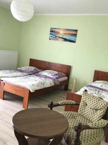 Фото номера Трехместный номер с балконом Проживание в семье Villa Marzenie г. Леба 3