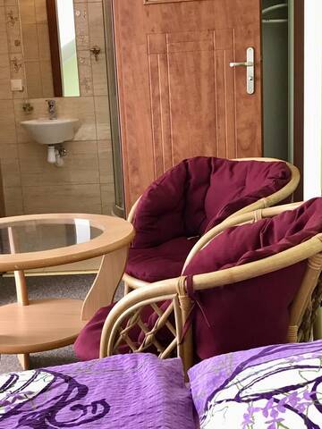 Фото номера Двухместный номер с 1 кроватью и балконом Проживание в семье Villa Marzenie г. Леба 5